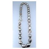 Gorgeous Black Baroque Tahitian Pearl Necklace