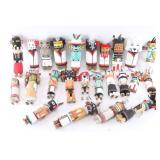 Lot of 24 Kachina Dolls.