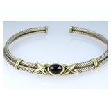 Designer David Yurman Onyx Silver