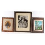 Lot of 4 Framed Items.