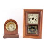 Lot of Two Antique Wall Clocks