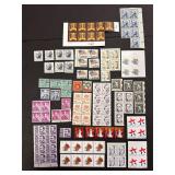 Assortment of Individual Postage Stamps