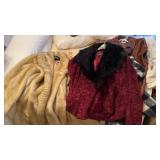 Eight womenï¿½s winter coats, including a faux fur,