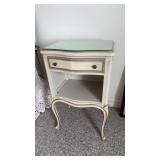 Pair Drexel bedside stands, French provincial