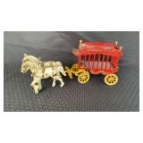 Antique "Kenton" Cast Iron Overland Circus Wagon