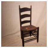 Antique Primitive Ladderback Side Chair