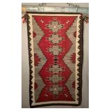 Vintage Native American Navajo Rug / Blanket