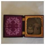 Antique Ambrotype Photograph in Gutta Percha Case