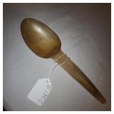 Antique Natural Horn Serving Spoon - 8 inches long