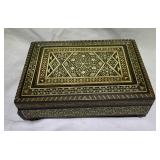 Vintage / Antique Persian Mosaic Music Box