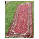 Semi Antique Hamadan Oriental Rug - 2