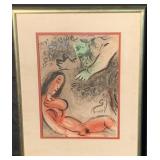 Chagall Lithograph -"Eve Incurs Godï¿½s Displeasure"