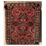 Small Hand Made Sarouk Oriental Rug 3