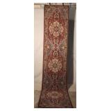 Vintage "Tabriz" Hand Made Oriental Rug Runner