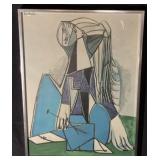 "Picasso" Lith Titled "Portrait of Sylvette David"