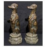 Saluki/ Greyhound/Whippet Statue Pair