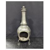 Mini Chimenea candle holder  18.5" high