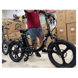 Magnum premium black folding electric bike