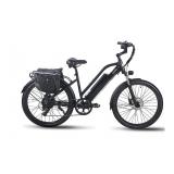 ECOMOTION City + "L" e bike matte black 750W motor