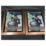 Pair of wood 11 x 14" Carter Hill picture frames