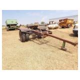 single axle dual dolly for semi trailers