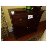 vintage hall cabinet