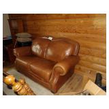 leather loveseat