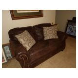 Ashley leather love seat