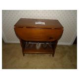 2) small drop leaf accent tables