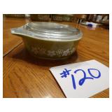 Pyrex Spring Blossom covered round casserole