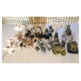 Lot of Animal Ceramic Figurines Dogs