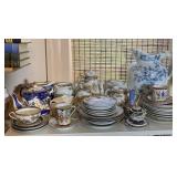 Lot of China Teacups Teapot Plates