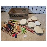 Assorted Tamborines, Percussion Instruments