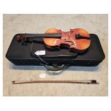 1/2 Stradivarus Violin with Bow & Case