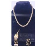 5pcs Costume Jewelry Gold Tone