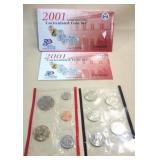 2001 US Mint Uncirculated Coin Set Denver