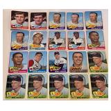 52 Topps Baseball Cards c.1965