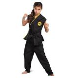 SZ Sm4/6 Unisex  Kids Cobra Kai Costume AZ27