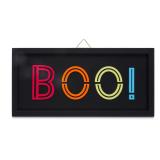 Halloween Multicolor Wood Neon BOO AZ19