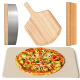 4 PCS Rectangle Pizza Stone Set A116