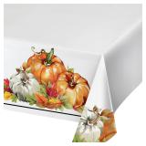 2pk Traditional Thanksgiving Paper Tablecloth AZ11