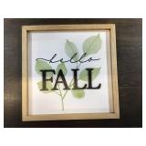 Happy Fall 9.5X 9.5 Wood Wall Decor AZ6