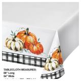 4pk Farmhouse Thanksgiving Paper Tablecloth AZ2