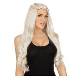 Premium Natural Long Braided Wig, Blonde AZ15