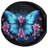 Delerain Butterfly/Flower Spare Tire Cover A10