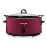 Crock-Pot Brand 8qt Slow Cooker, Red/Black A23