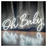 Oh Baby Neon Sign For Parites/Showers B111