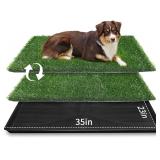 35x23in Large Dog Grass Potty Tray A109