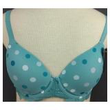 SZ 36A NB Green Polka Dot T Shirt Bra AZ46