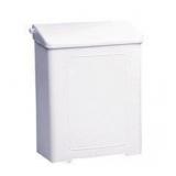 Plastic Sanitary Napkin Receptacle-White  AZ27